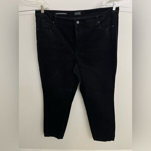 Talbots 22W Corduroy Straight Leg Pants 5 pocket Slight Stretch Like New